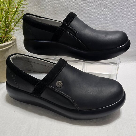 ALEGRIA EMRY OILED BLACK CLOG WOMENS SIZE 36 EURO (US SIZE 6.5) EUC - Picture 3 of 10